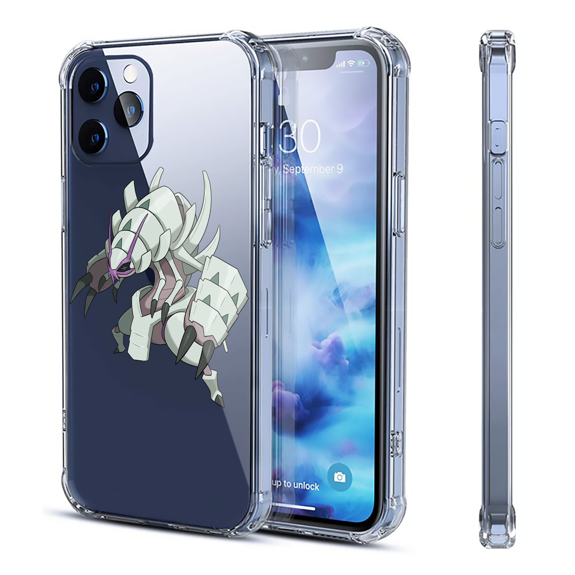 （画像用） ポケットモンスター Pokémon 【iPhone 12シリーズ対応】透明スマホケース（クリアソフトケース）